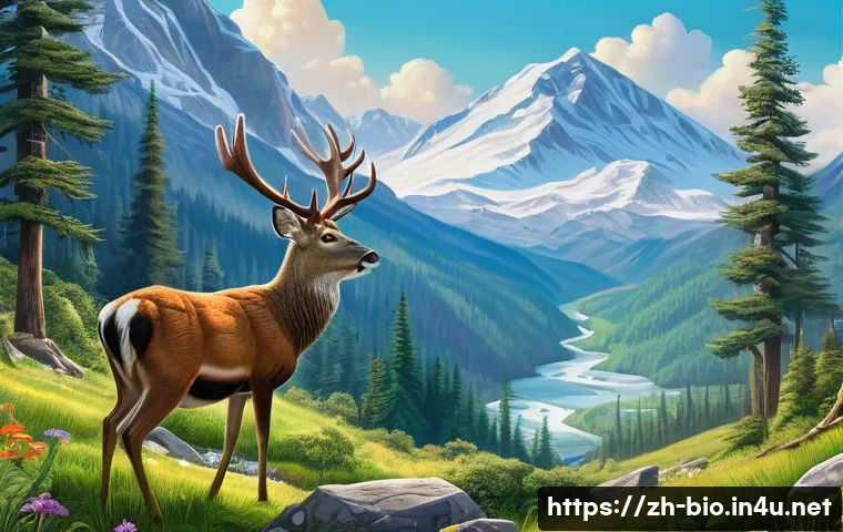 기후 변화와 생태계 - A detailed scene of a mountainous ecosystem undergoing change due to climate warming: various bird s...