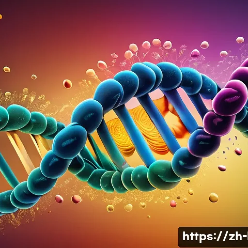 DNA 복제 과정 - A highly detailed scientific illustration of the DNA replication origin in a eukaryotic cell, showin...