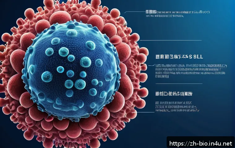 바이러스와 박테리아 차이 - A highly detailed scientific illustration depicting the microscopic contrast between a virus and a b...
