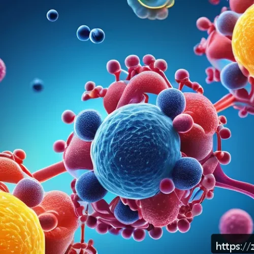 영양과 유전자 발현 - A detailed scientific illustration of cellular signal transduction influenced by nutrients, featurin...