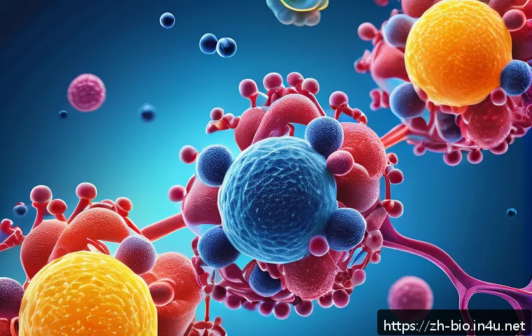 영양과 유전자 발현 - A detailed scientific illustration of cellular signal transduction influenced by nutrients, featurin...